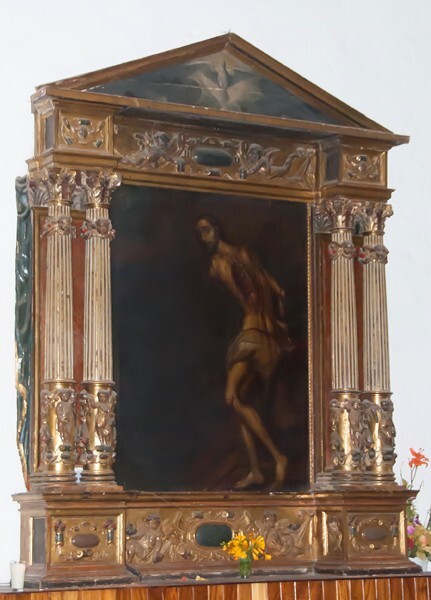 Nave altar, Christ at the Column - San Diego