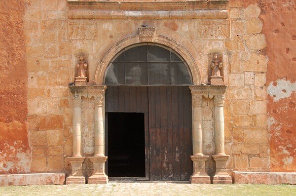 San Antonio, façade, main portal - Ticul, Yucatán