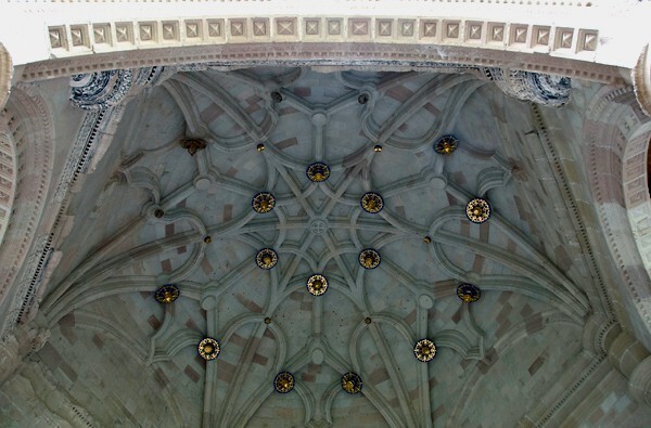 Capilla abierta, rib vault (rebuilt) - Capilla abierta