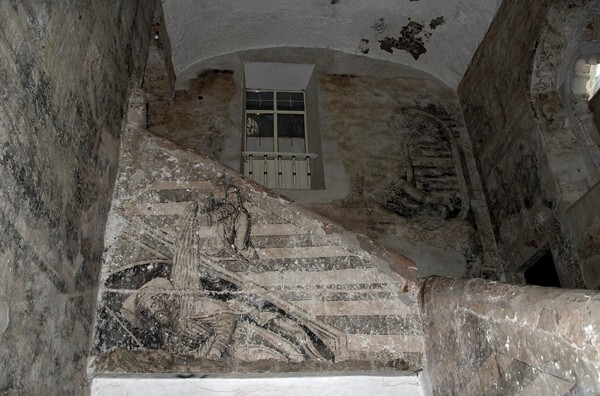 Cloister stairwell - Atotonilco el Grande, Hidalgo