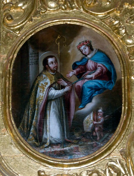 W transept, return Santo Domingo altar painting - West Transept