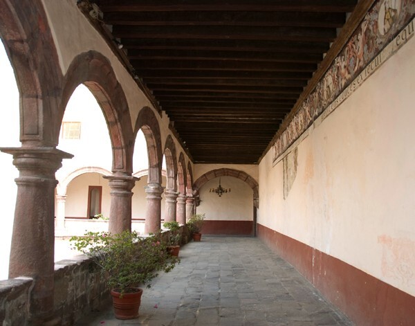 San Bernardino de Sena, upper cloister walk - Xochimilco