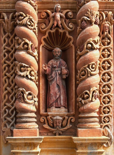 Lower story (left), St. Peter - Façade, lateral portal & sacristy door