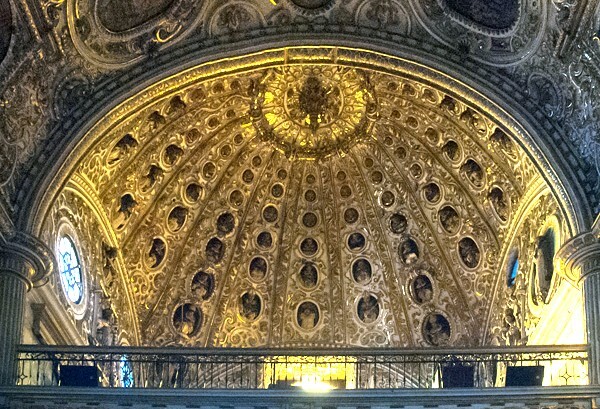 Santo Domingo, choir loft vault - Oaxaca, Oaxaca