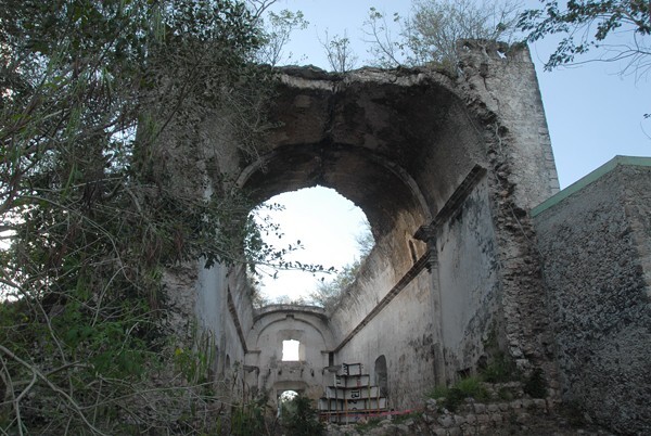 San Francisco, apse & nave - Kikil, Yucatán