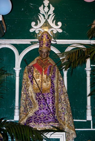 Abasolo, Chiapas, San Martín, high altar statue, St. Martin of Tours - Chiapas