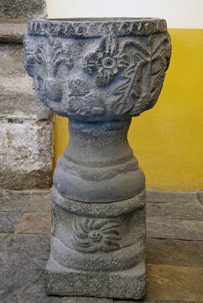Baptismal font - Santa Cruz Atoyac