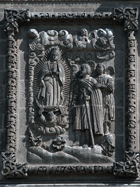 W portal, Second Visitation of La Guadalupe to Juan Diego - Nuestra Señora de Guadalupe