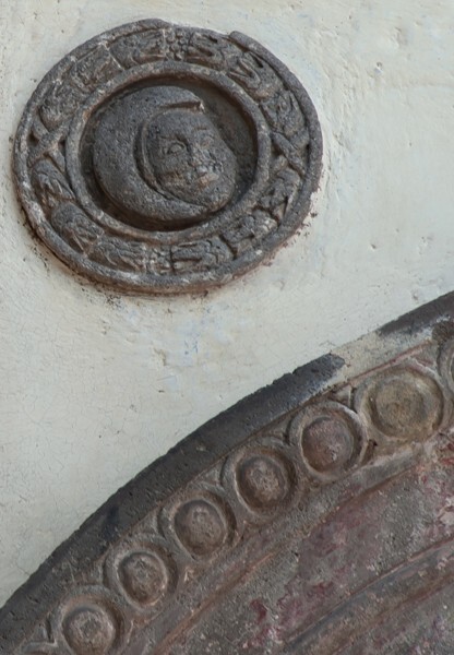 San Francisco, porciúncula portal detail - San Francisco