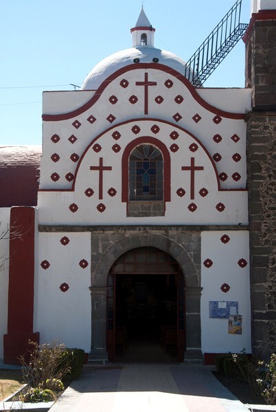 San Luis Rey, façade - Apizaquito, Tlaxcala