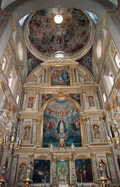Sanctuary cupola & Altar de los Reyes - Catedral de la Inmaculada Concepción