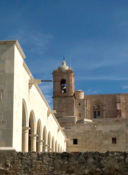Novitiate portico, exterior nave & bell-tower - Santo Domingo (exterior)