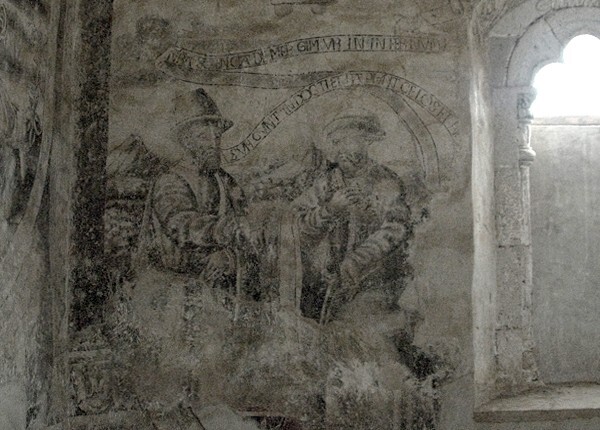 Cloister stairwell mural - Atotonilco el Grande, Hidalgo