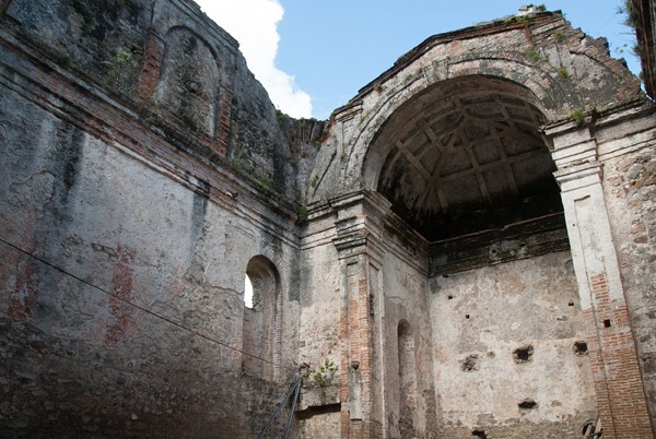 Apse & interior nave wall - Tapalapa, Chiapas