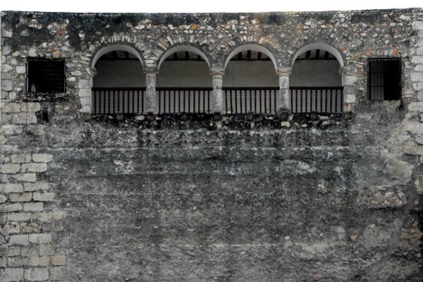 Tower loggia arches - Las Monjas