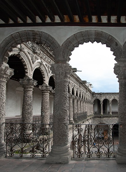 La Merced, upper story cloister walk & arches - Districto Federal (D.F.) - Ciudad de México