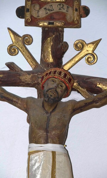 Santiago, nave Crucifixion, detail - Tilantongo, Oaxaca