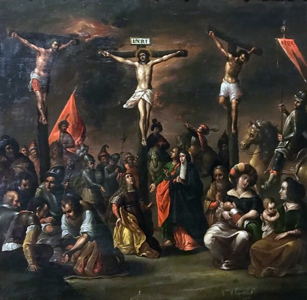 Crucifixion, anonymous - Casa de los Muñecos, Museo Universitario