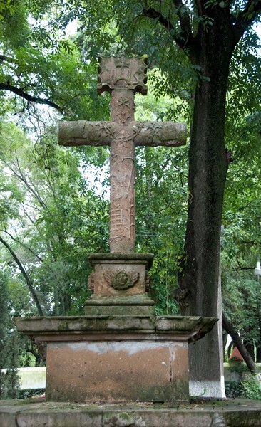 San José, atrial cross, back - Atlán, Hidalgo