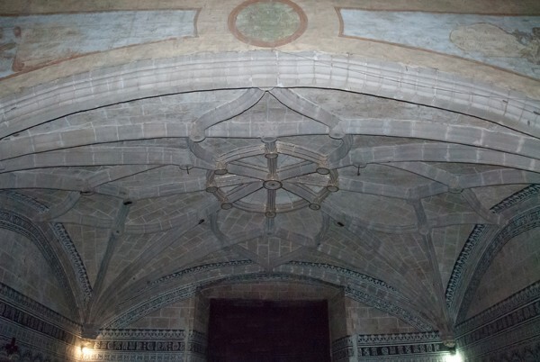 Sotocoro, ribbed vault - San Juan Bautista, nave, cloister & sala de profundis