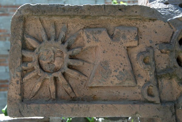 ex-Cemetery Cross, left arm details - San Miguel Ixtla, Guanajuato