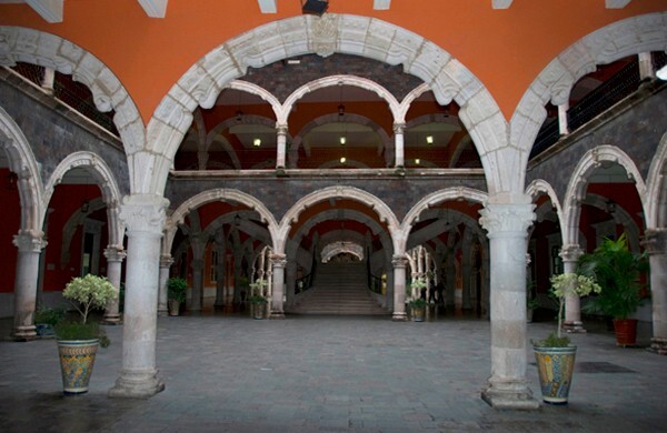 Palacio Gobierno, patio - Aguascalientes, Aguascalientes