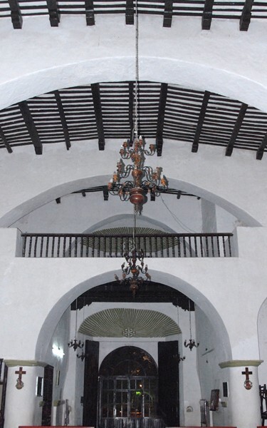 San Francisco de Asís, nave & choir loft - Hecelchakán, Campeche
