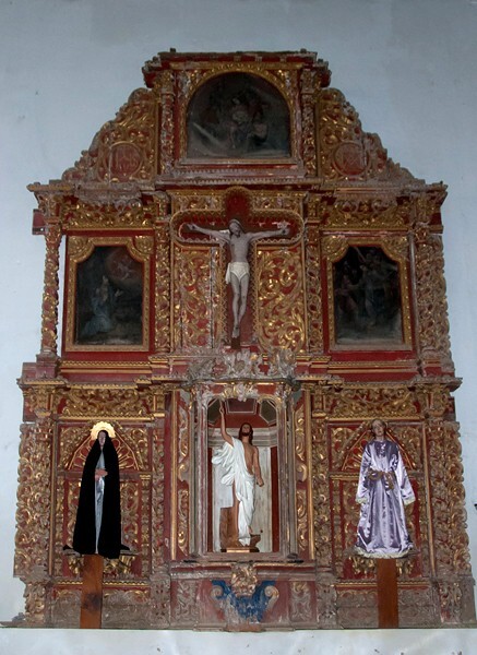 San Francisco Huehuetlán, Oaxaca, San Francisco, nave Passion altar - San Francisco Huehuetlán, Oaxaca