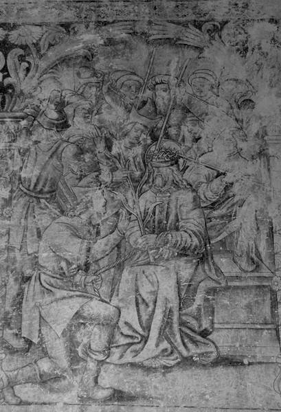 Scourging of Christ - San Andrés, grisaille murals: baptistry, sala profundis & refectory