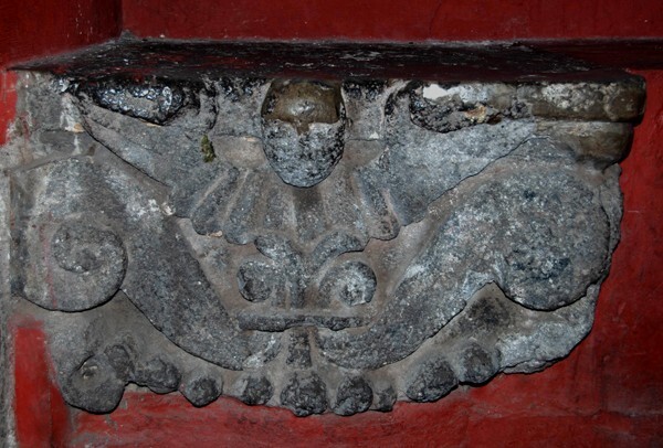 Santiago, nave stoup - Chalco, México