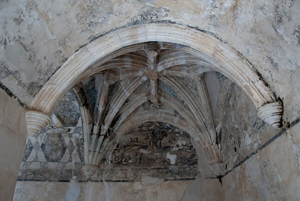 Testera lunette & ribbed vault - Upper cloister walk
