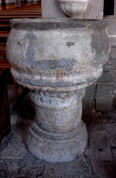 San Francisco, baptismal font - San Francisco