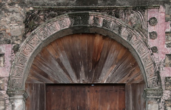 Temapache, Veracruz, Santiago Apóstol, façade portal archivolt & alfiz - Veracruz