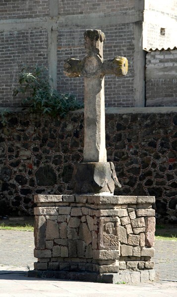 San Andrés, atrial cross & stump - San Andrés Totoltepec