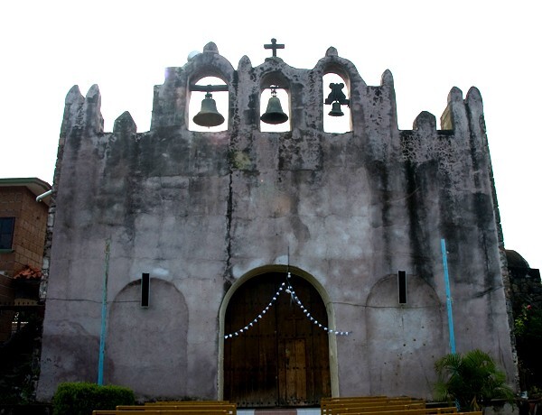 Texcalplan, Morelos, San Juan Bautista, façade - Texcalpan, Morelos