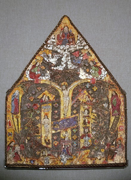 Bishop’s Feather-Work Miter - New York City, Hispanic Society, Bishop's Feather-work miter