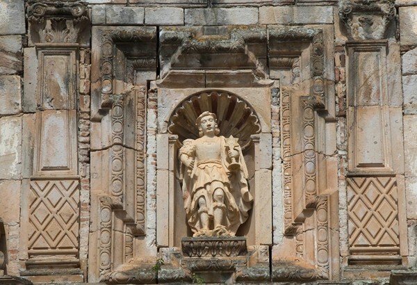 Santa Catarina, façade gable, St. Michael - Ixtepeji, Oaxaca