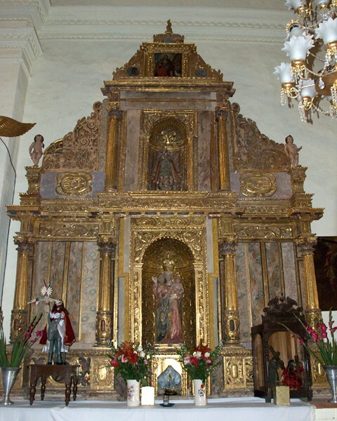 Nave Nuestra Señora del Rosario altar - San Andrés