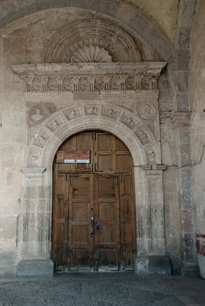 Portería cloister portal - San Pablo, façade, portería & convento