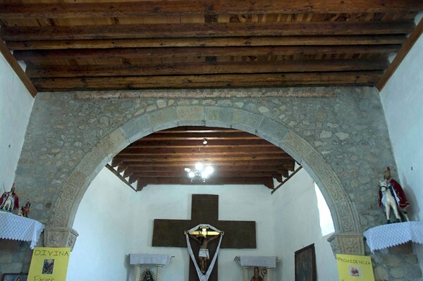 San Martín, chancel arch & sanctuary - San Martín Ocoxochitepec, México