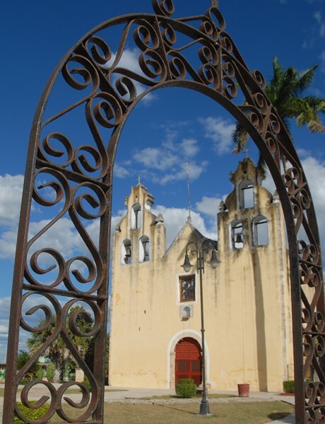Hopelchén, Campeche, San Antonio de Padua, façade - Campeche