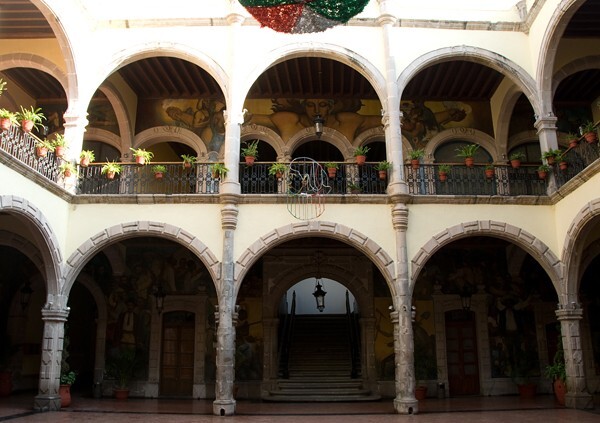 Palacio de Gobierno, patio - Durango, Durango
