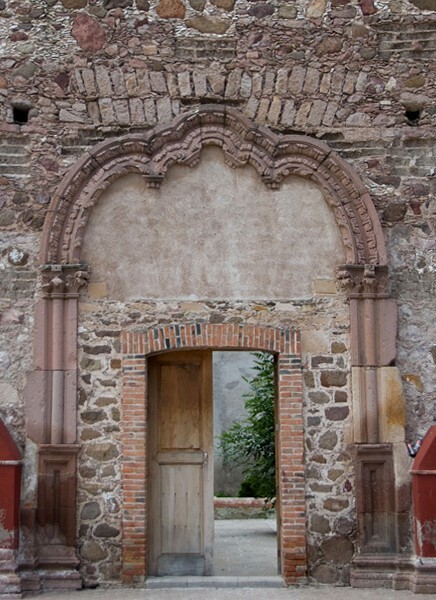 San Matías, basilica portal - Pinos, Zacatecas