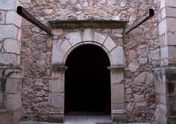 San Pascual de Bailón, lateral portal - Chimaltitlán, Jalisco