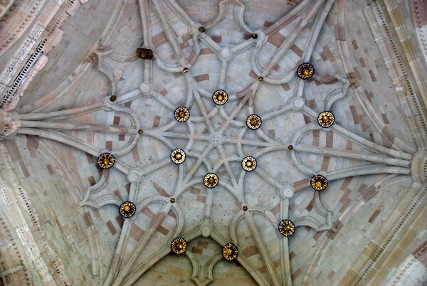 Capilla abierta, rib vault (rebuilt) - Capilla abierta