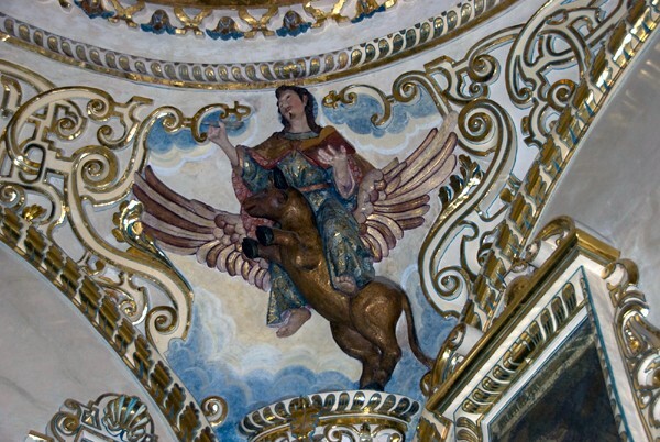 Friars' Chapel, cupola pendentive, St. Luke Evangelist - Convento