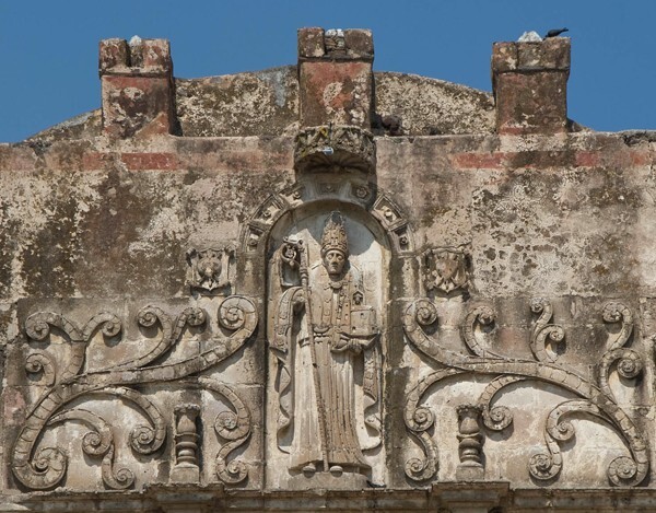 Façade, top tier - San Pablo, façade, portería & convento