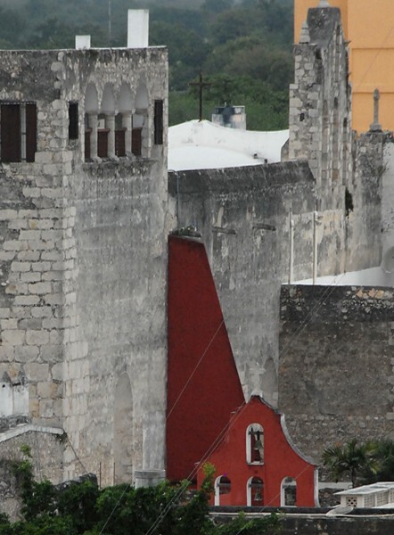 Tower loggia & exterior nave - Las Monjas