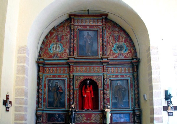 La Purísima Concepción, nave Passion altar - Mocochá, Yucatán