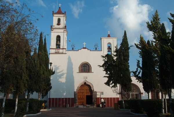 San Juan Bautista, façade & bell-towers - Teacalco, México